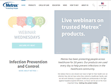 Tablet Screenshot of metrex.com