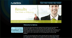 Desktop Screenshot of metrex.net